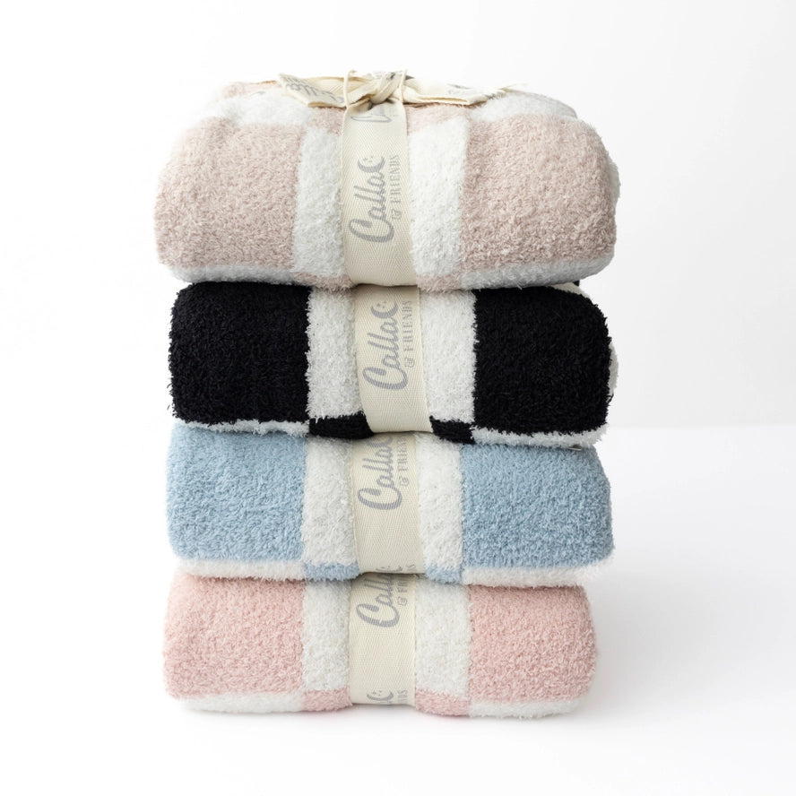 Calla & Friends - The Bliss Blanket in Petal Pink