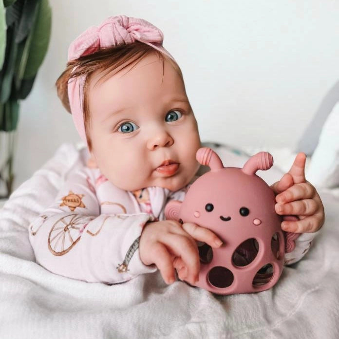 Calla & Friends Honey Bee Teether - Yellow