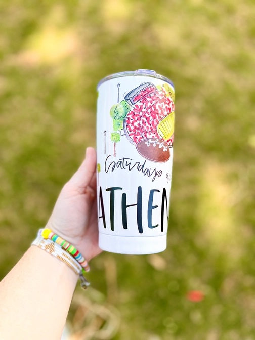Athens - Bulldogs 20oz Tumbler
