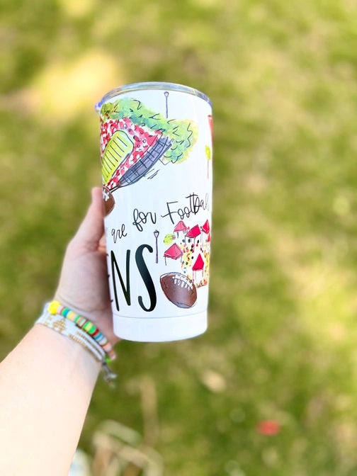 Athens - Bulldogs 20oz Tumbler