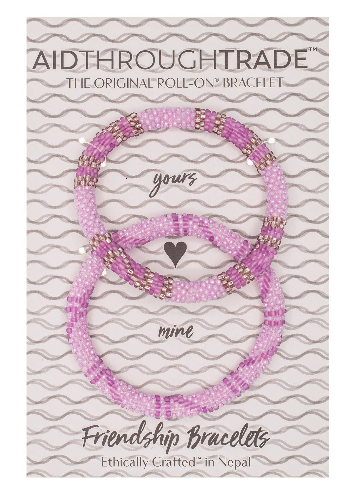 Orchid Roll-On® Friendship Bracelets