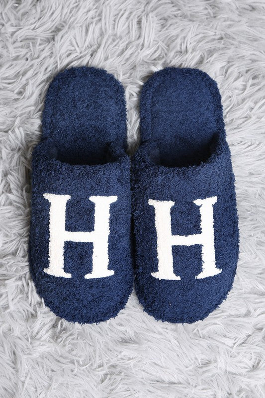 H Print Luxury Slippers