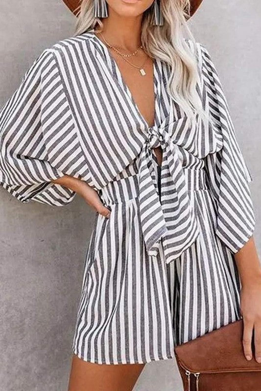 Stripped Romper