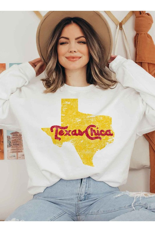 TEXAS CHICA GRAPHIC SWEATSHIRT