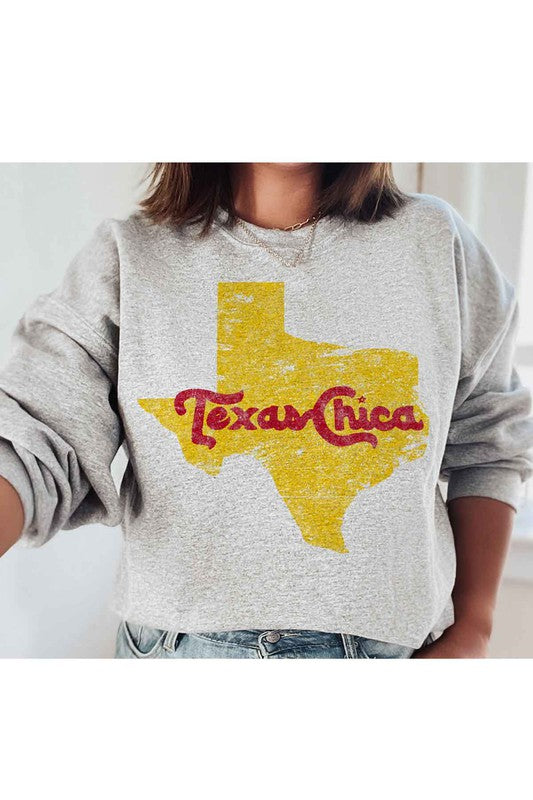 TEXAS CHICA GRAPHIC SWEATSHIRT