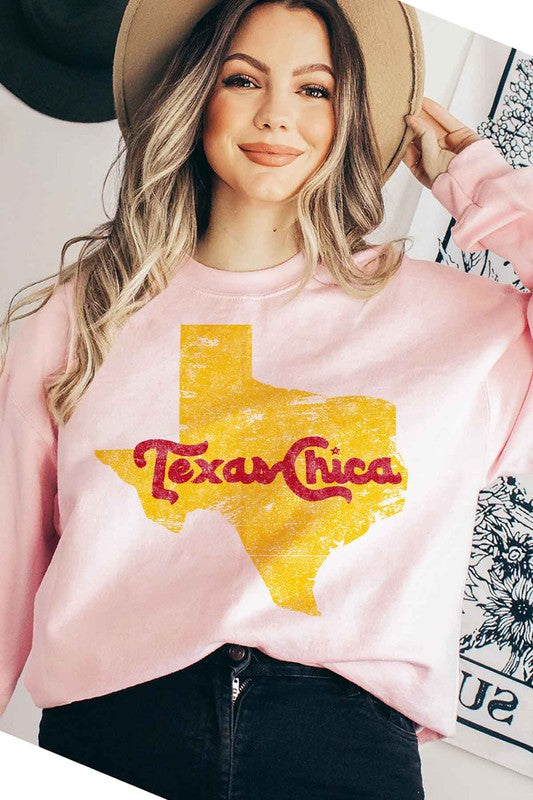 TEXAS CHICA GRAPHIC SWEATSHIRT