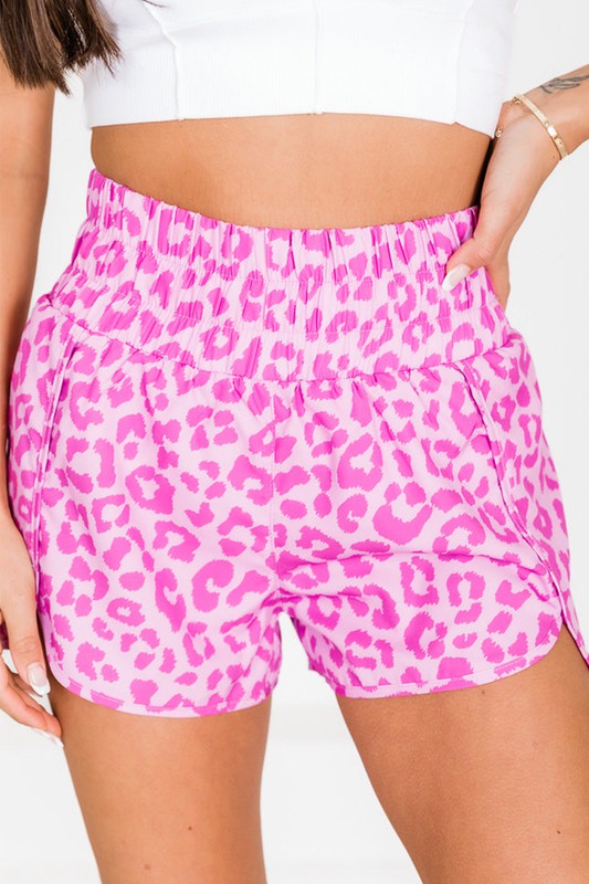 Leopard Running Shorts