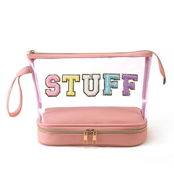 STUFF Make up Cosmetic Bag Travel Organizer Case