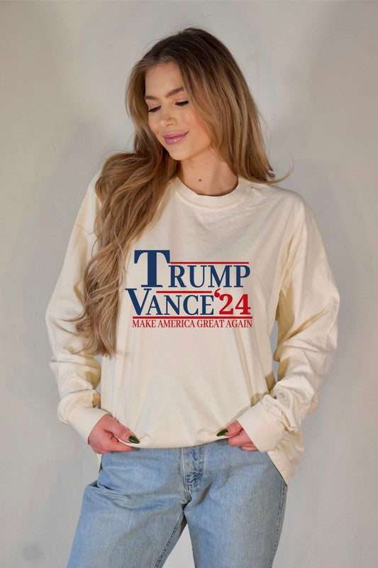 Trump Vance 2024 Graphic Long Sleeve