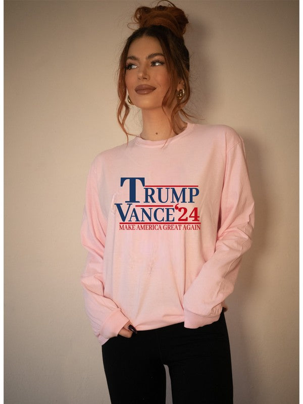 Trump Vance 2024 Graphic Long Sleeve