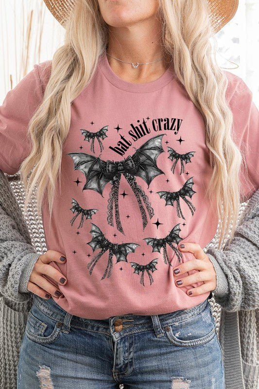 Halloween Bat shit crazy Graphic Tee