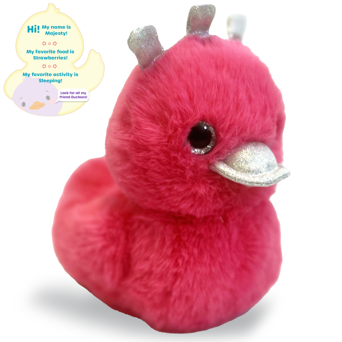World's Softest Plush - 7" Majesty Plush Duckee Princess