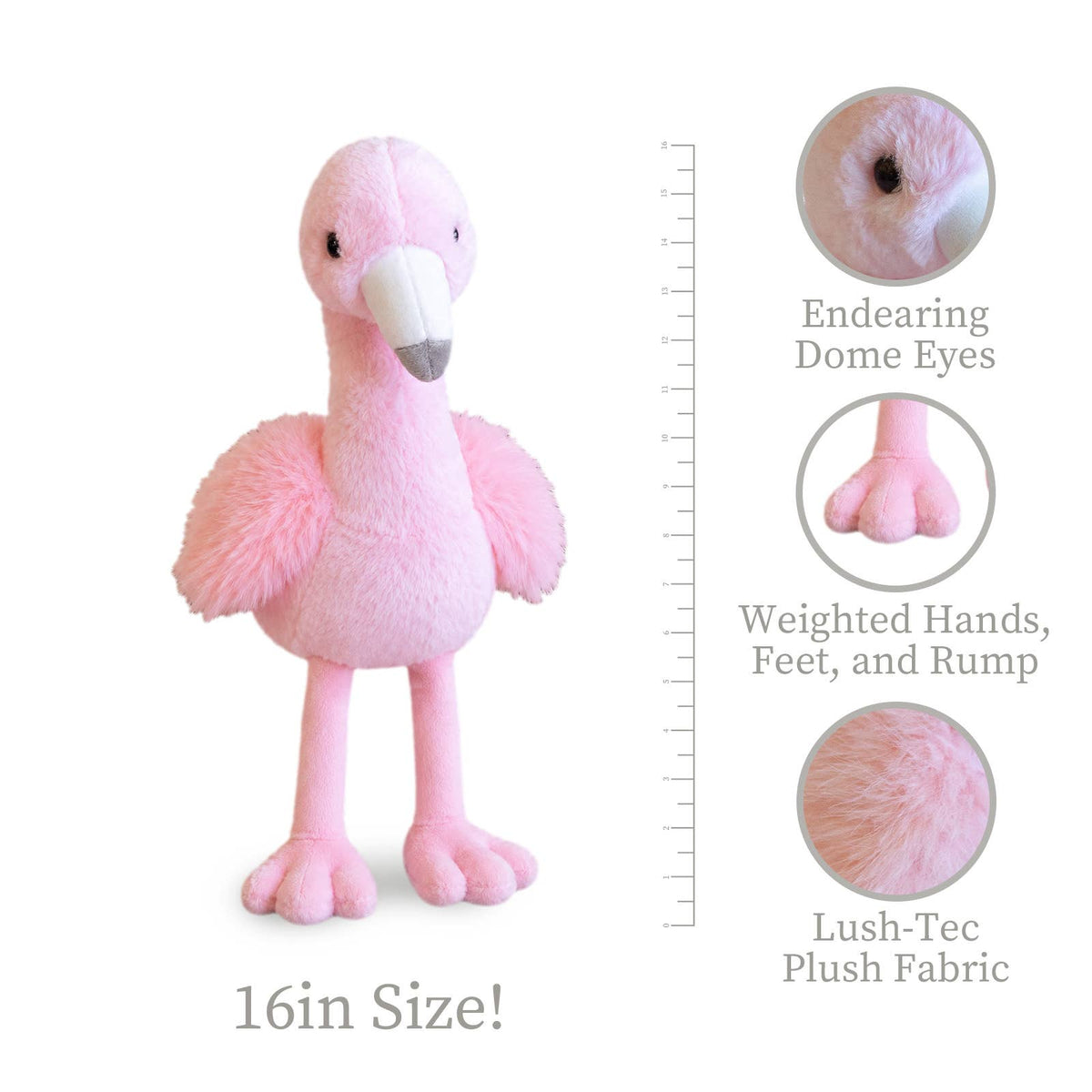 Worlds Softest Plush Lushee - FiFi Flamingo