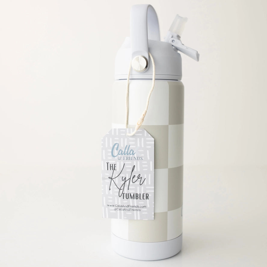 Calla & Friends - Checkered Tumbler