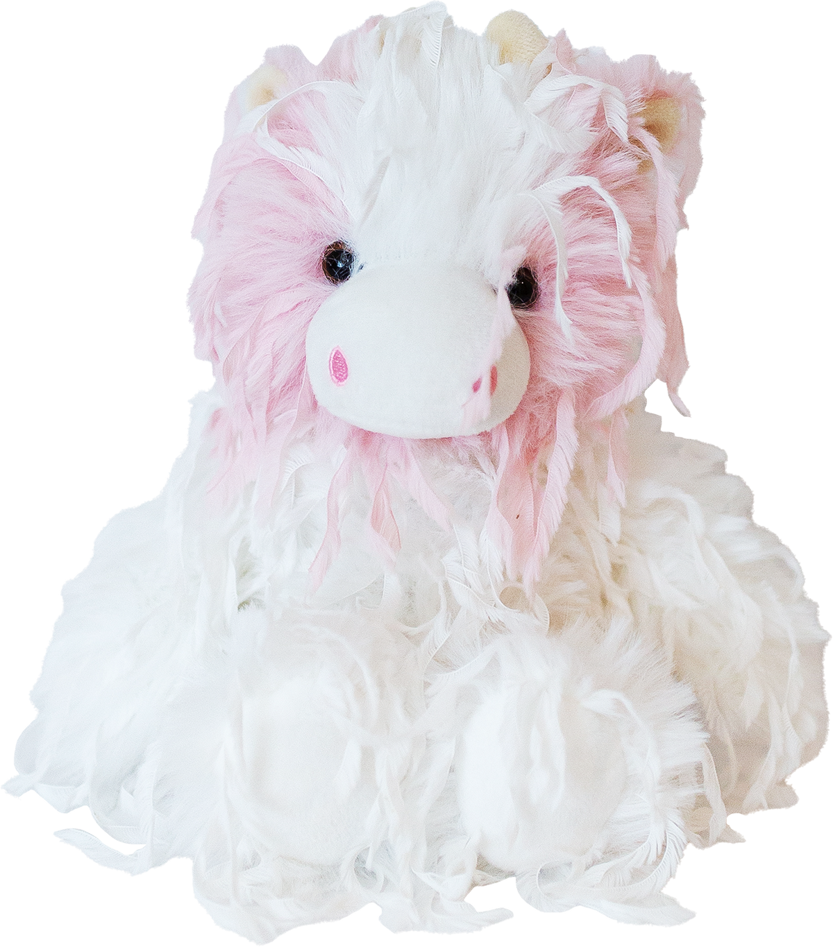 BHTB Feathers Strawberry Cow Plushie