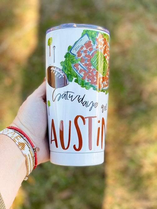 Austin - Longhorns 20 oz Tumbler