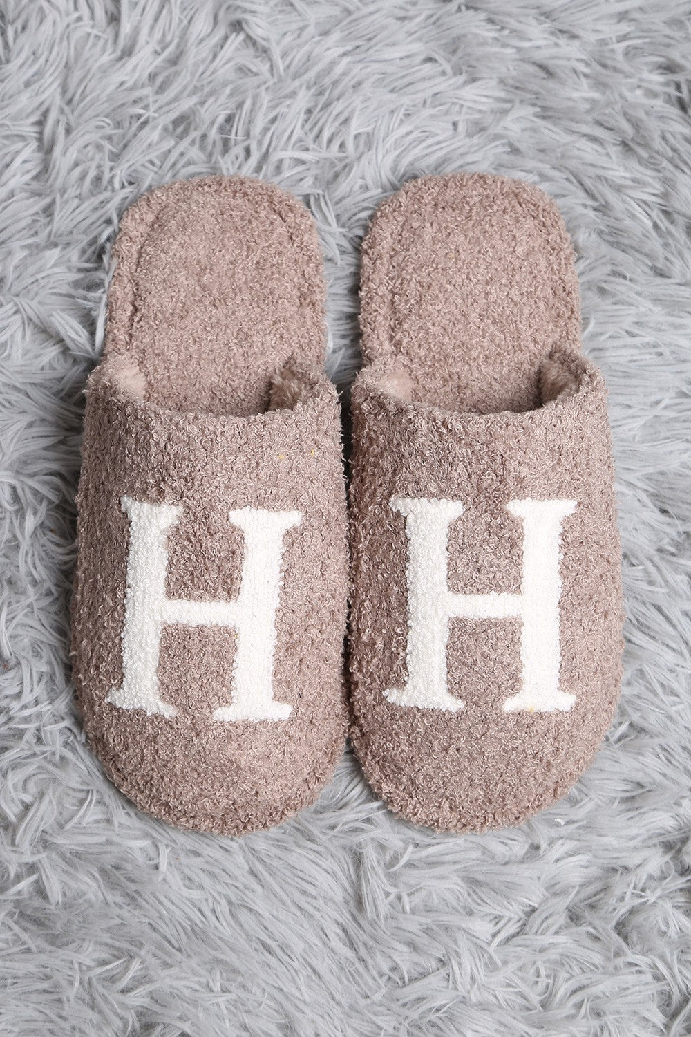 H Print Luxury Slippers