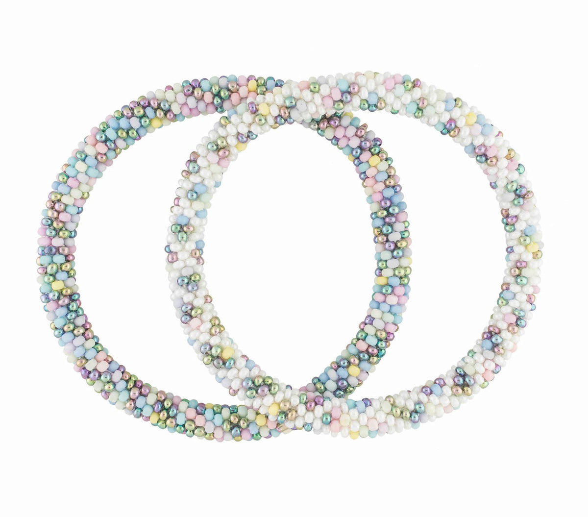 Unicorn Roll-On® Friendship Bracelets - Pastel Rainbow