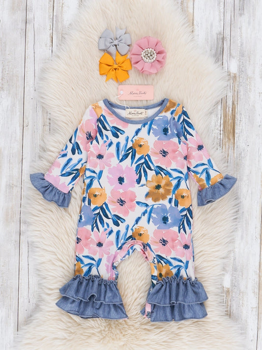 Magnolia Run Ruffle Romper