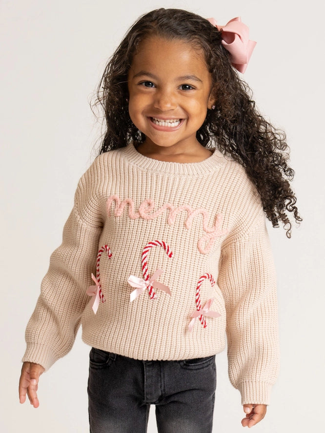 Merry Candy Canes Sweater