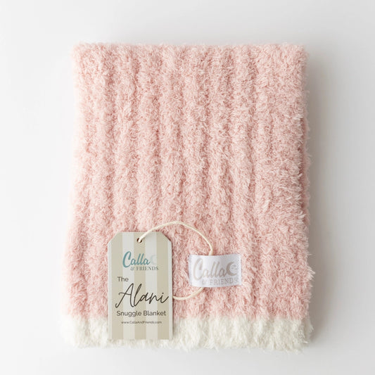 Calla & Friends Alani Snuggle Blanket - Rose
