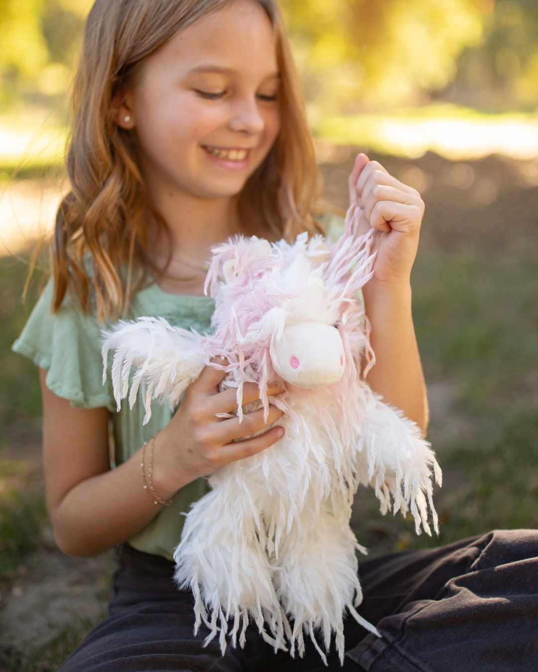 BHTB Feathers Strawberry Cow Plushie