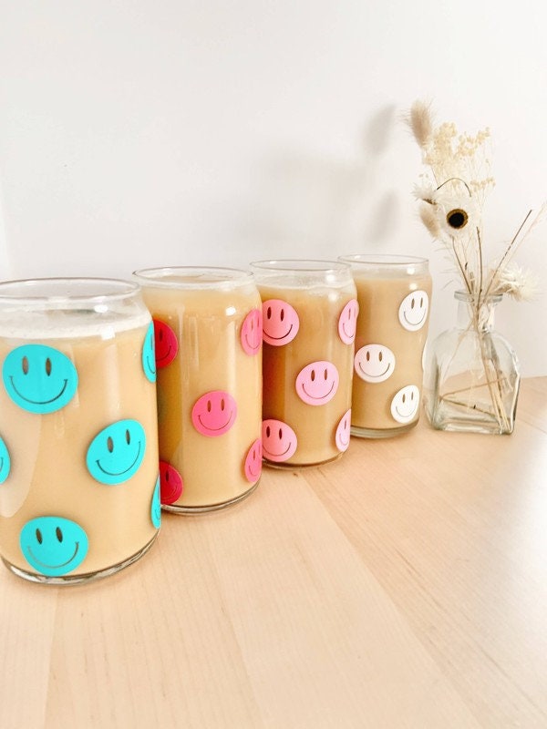 Smiley Cups - Teal